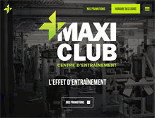 Tablet Screenshot of maxiclub.com